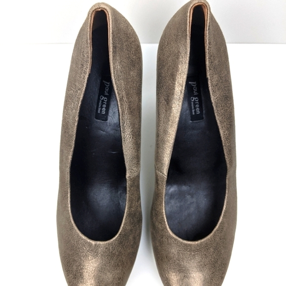 Paul Green Women's Olisa Metallic Pump Bronze Size 7.5 - Picture 5 of 8